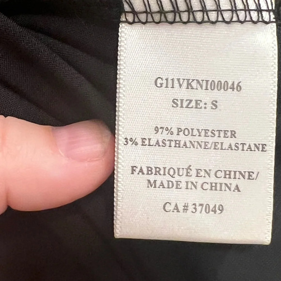 Size small Grenier Black and white sleeveless top - Picture 5 of 6